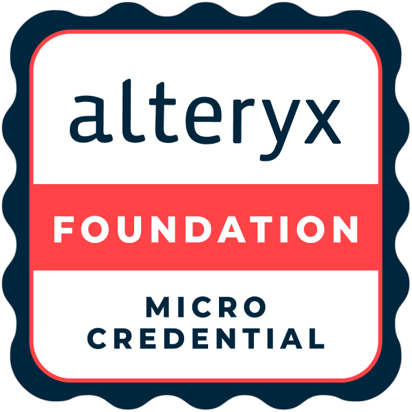 Alteryx Foundation Micro-Credential
